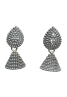 Oxidised Silver Jhumka Earrings For Traditional, Occasional Oxidised Silver Jhoomka Earrings for Womens (JEOD100213)
