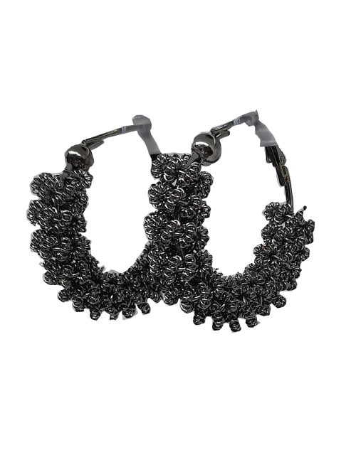 Oxidised Hoop Earrings For Traditional, Occasional Oxidised Hoop Earrings for Womens (JEOD1000224)