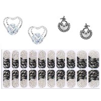 Lootkabazaar Korean Made Cubic Zirconia Heart Dailywear Stud Earring Valentine Free Gift Combo For Women (Pack Of 3) (KTWJESS111830)