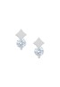 Lootkabazaar Korean Made Cubic Zirconia Stylish Dailywear Stud Earring Valentine Free Gift Combo For Women (Pack Of 3) (KKGJESS111849)