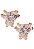 Lootkabazaar Korean Made Cubic Zirconia Stylish Butterfly Dailywear Stud Earring Valentine Free Gift Combo For Women (Pack Of 3) (KK1JERGS111838)