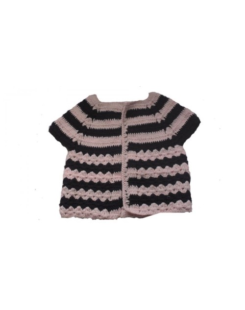  Handmade Woolen Baby Sweaters Black Frock